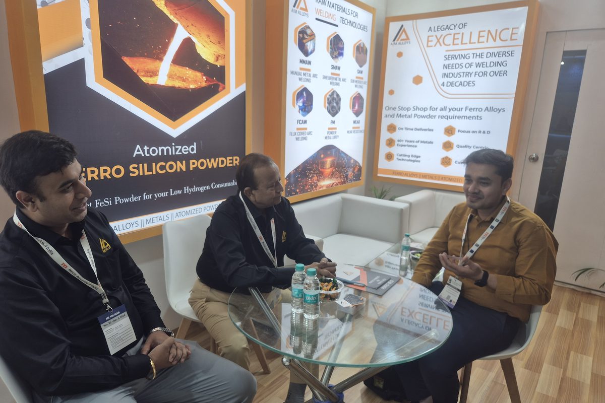 AIM Alloys at India Essen Welding & Cutting 2024, Mumbai — photograph 1